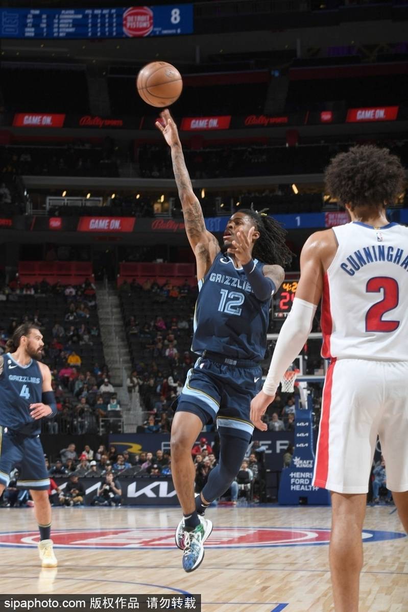 灰熊胜活塞,莫兰特缴出神奇表现 灰熊胜活塞,莫兰特缴出神奇表现